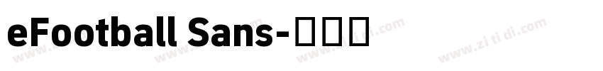 eFootball Sans字体转换